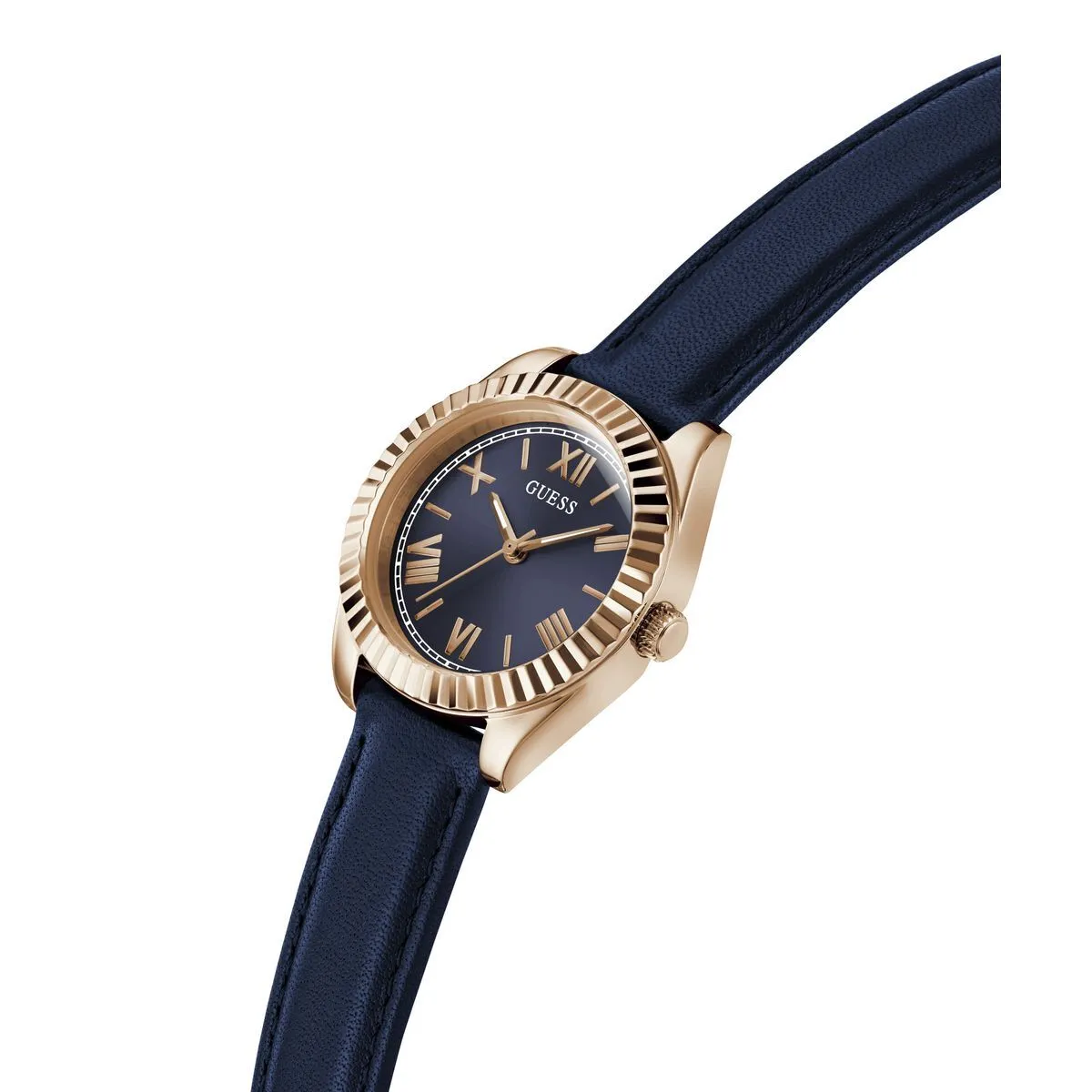 Elegante Analog-Uhr mit Lederarmband