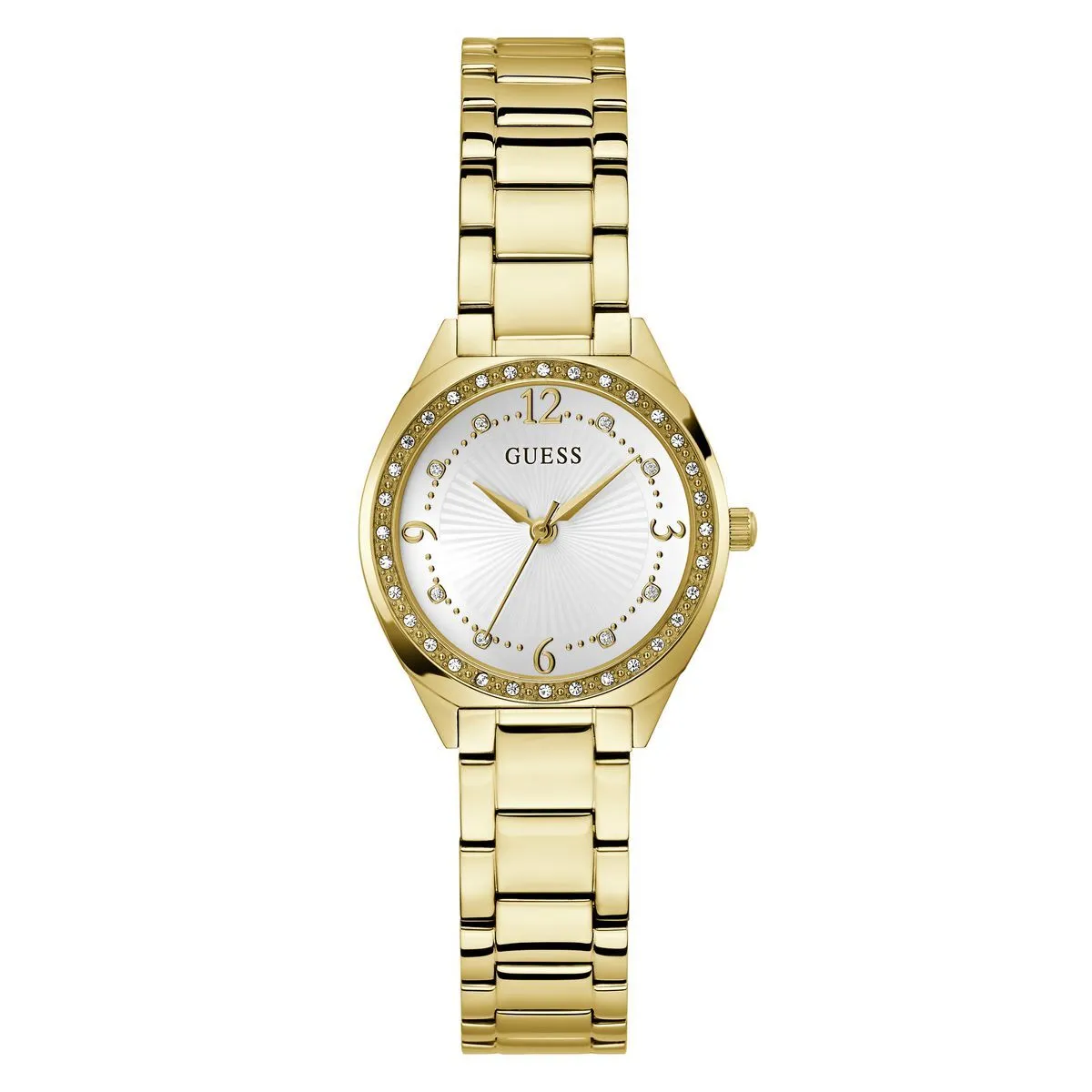 Elegante goldfarbene Damen-Analoguhr