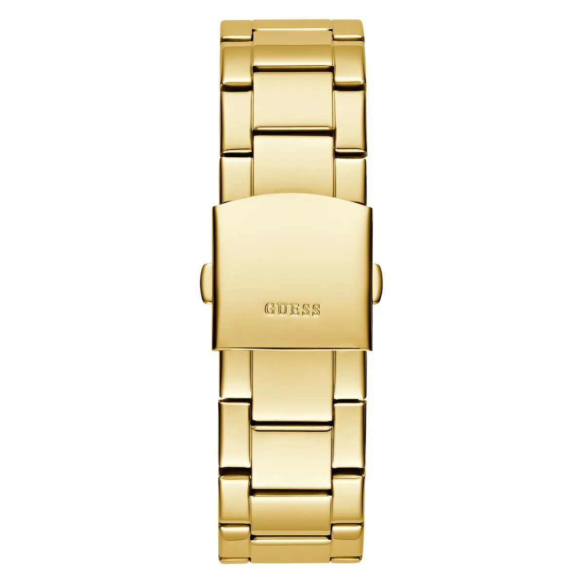 Goldfarbene Uhr mit Löwenemblem
