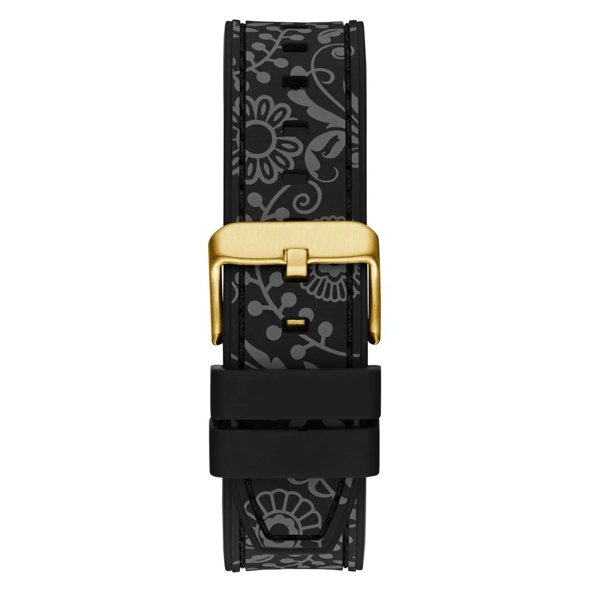 Blumen-Totenkopf-Zifferblatt Tag der Toten Uhr
