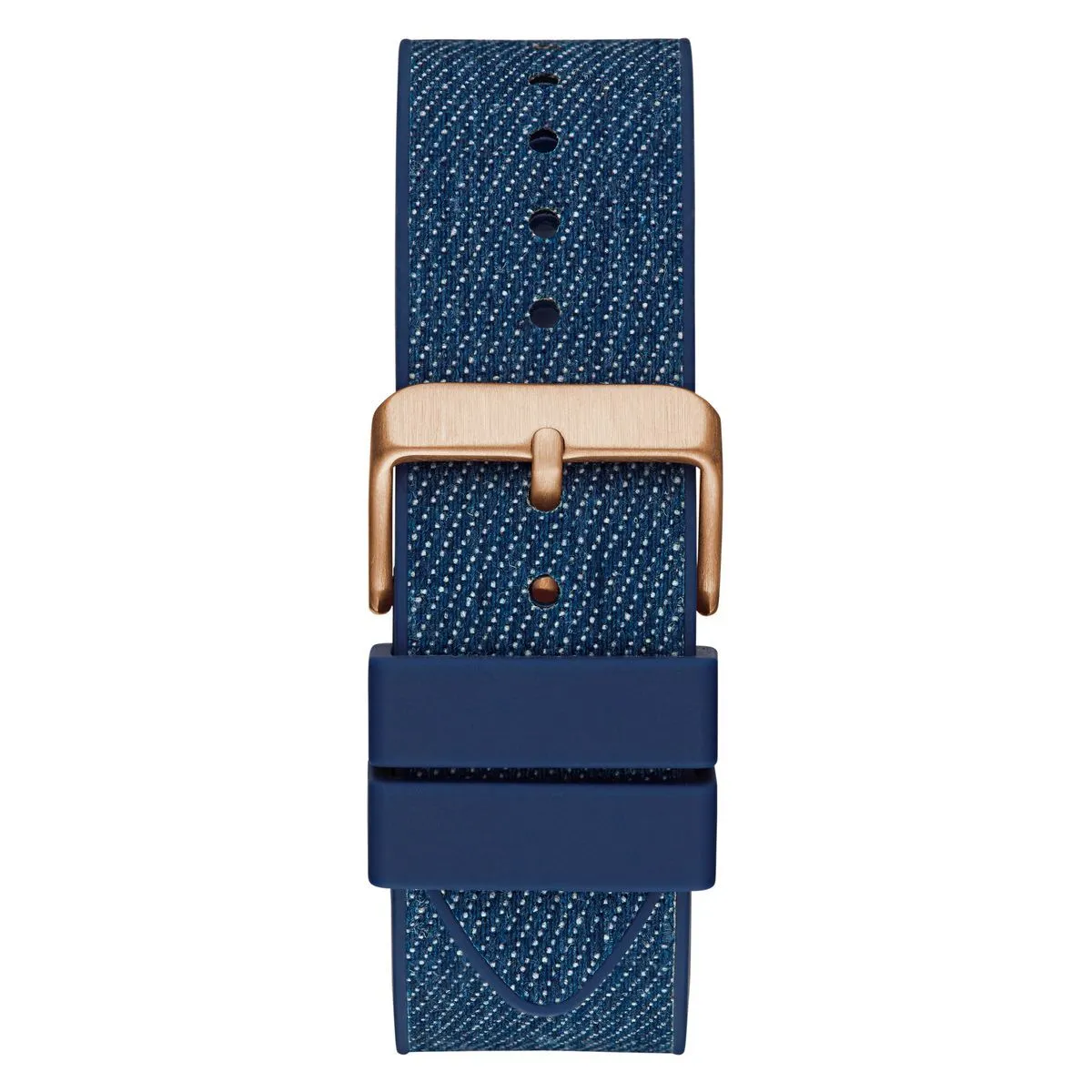 Blaue Denim Quarz Analog Uhr
