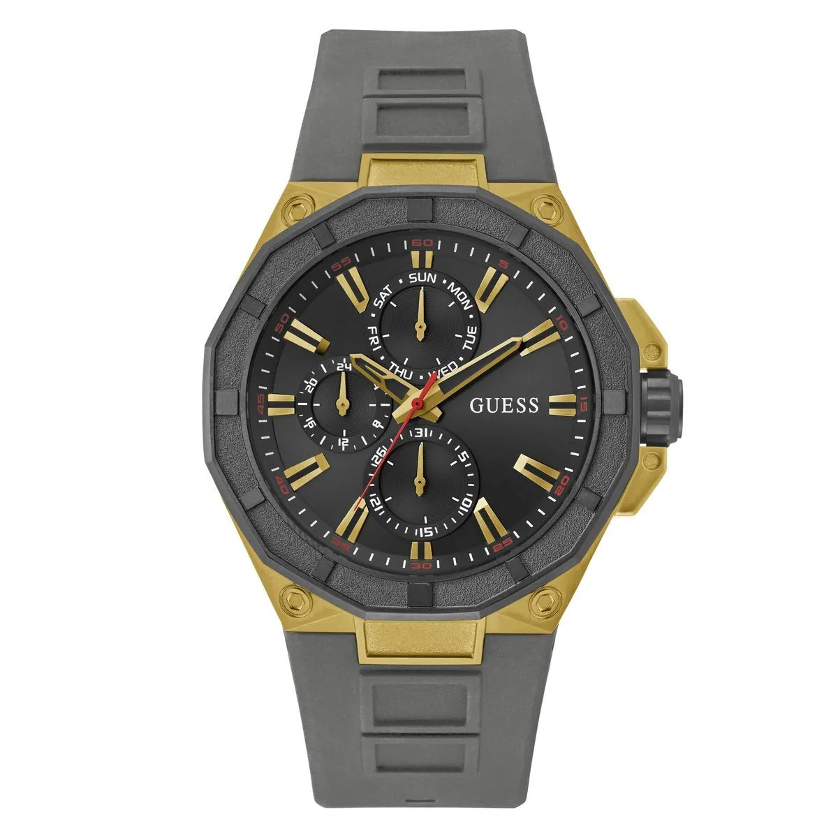 Multifunktions-Chronographenuhr mit Silikonarmband