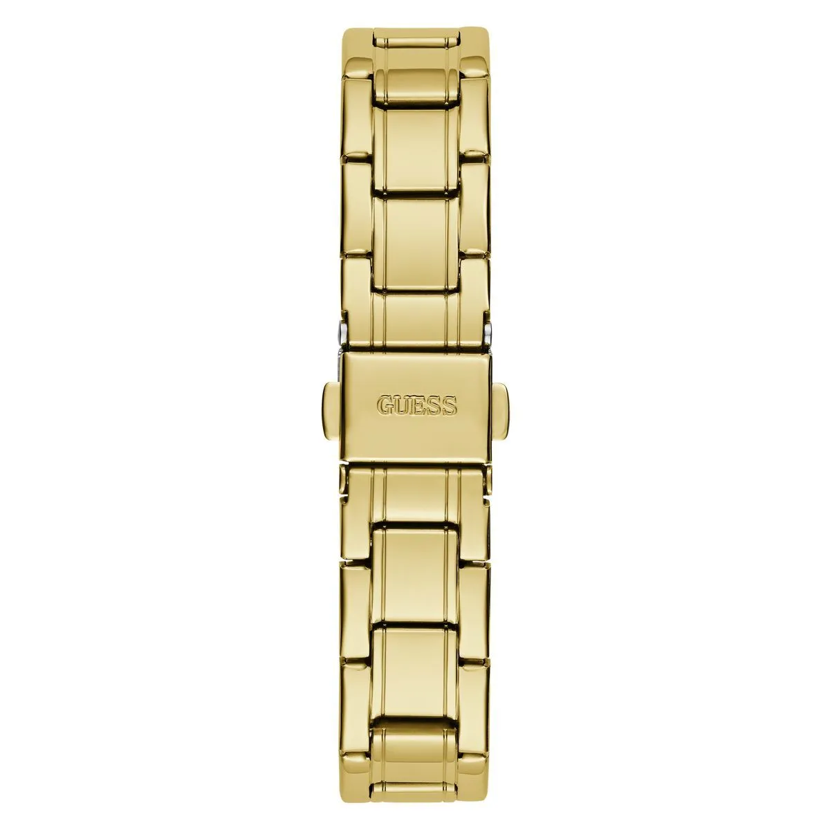 Goldfarbene, Kristall-Akzentuierte Uhr mit Wechselarmband