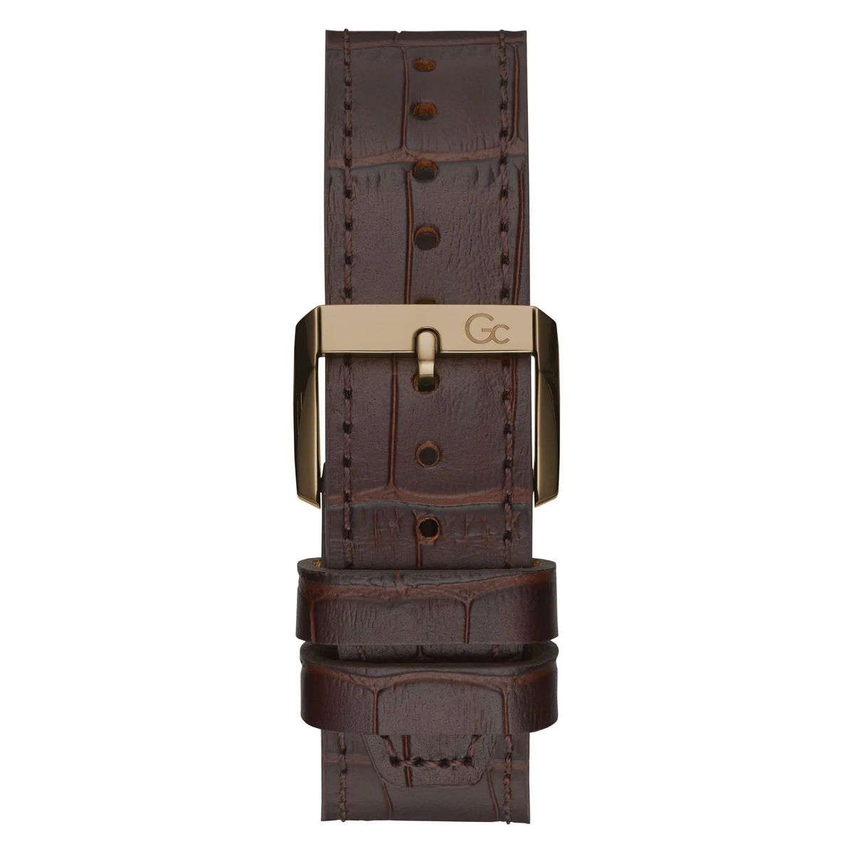Braune Chronographenuhr mit Lederarmband