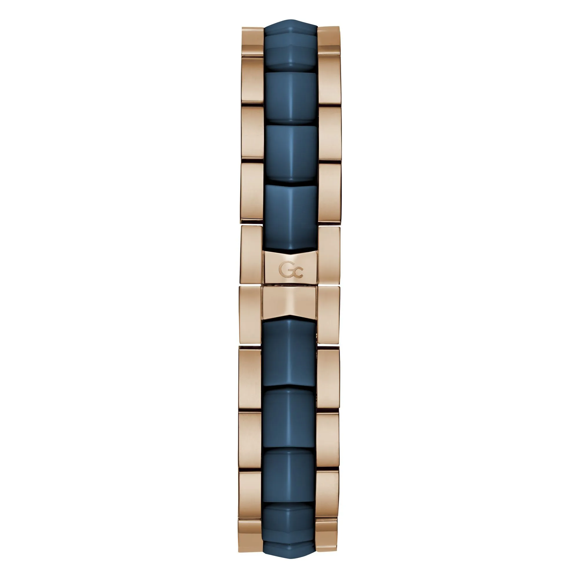 Elegante Marineblau & Roségold Uhr