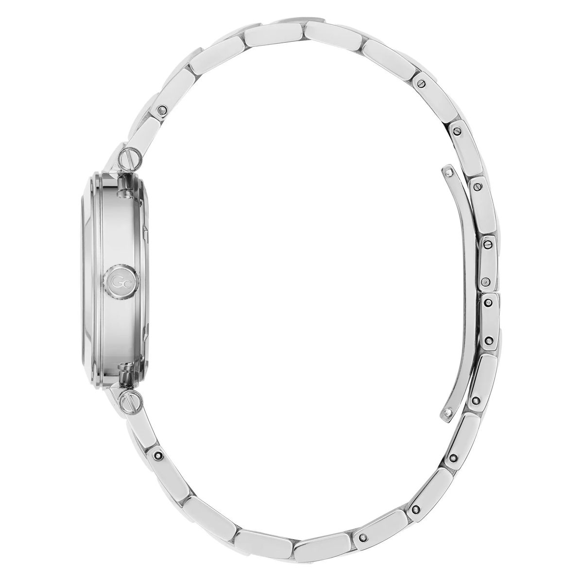 Silberfarbene Edelstahl Uhr
