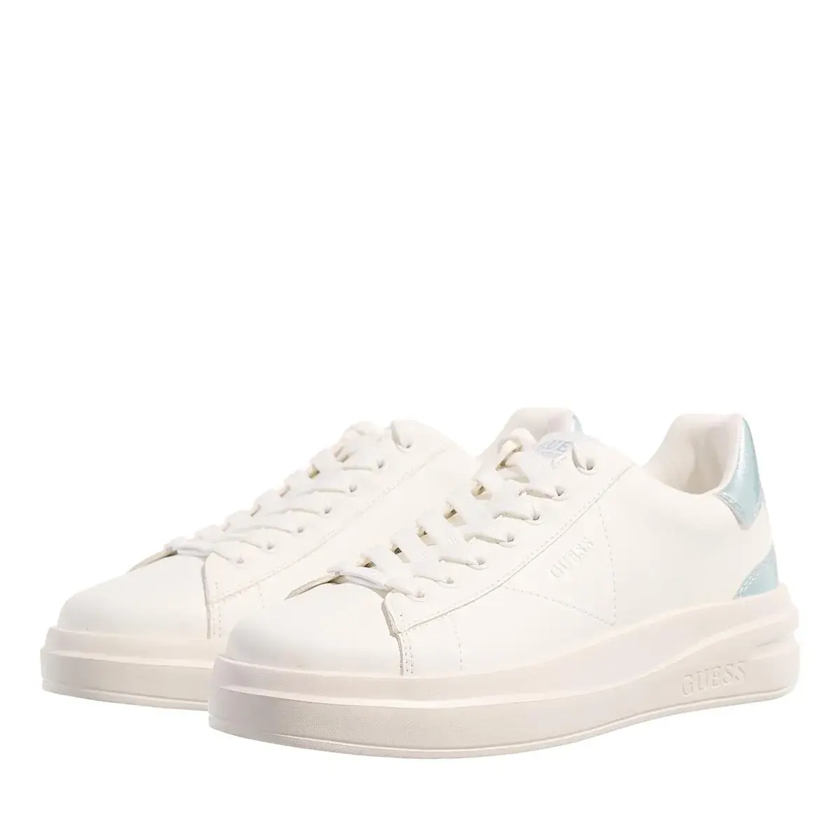 Eleganter weißer Low-Top Sneaker