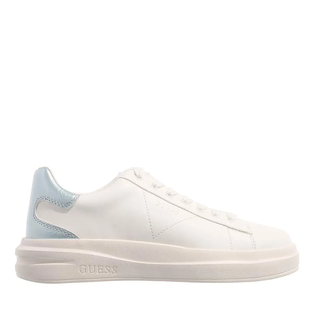 Eleganter weißer Low-Top Sneaker