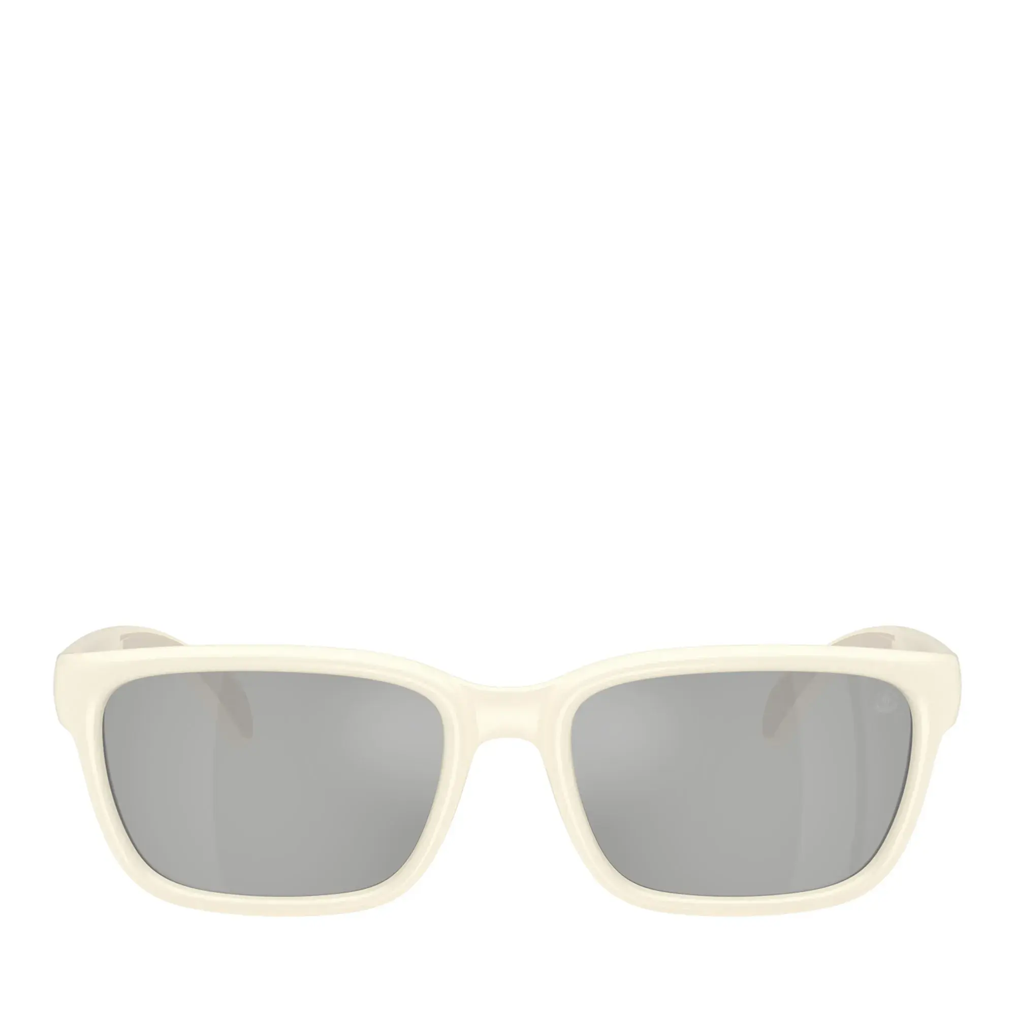 Quadratische Sonnenbrille mit grauen Gläsern