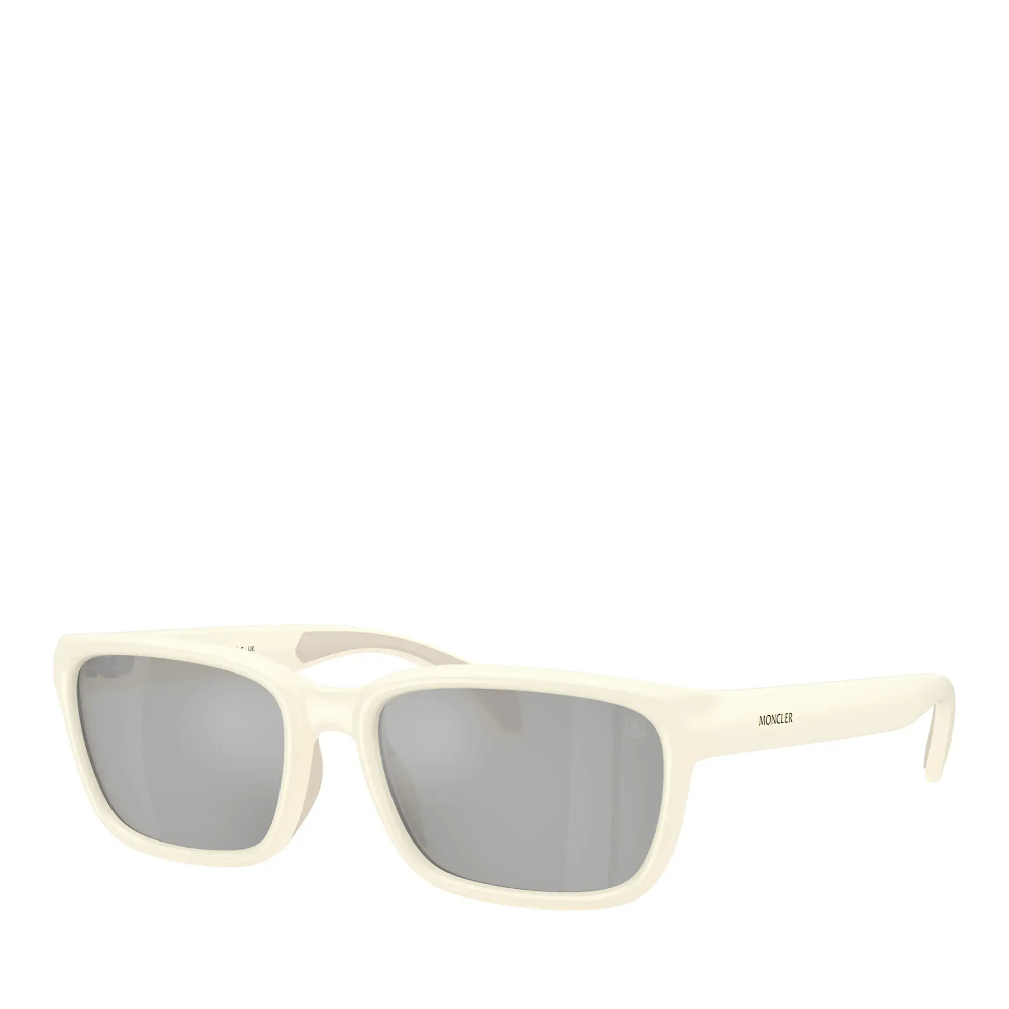 Quadratische Sonnenbrille mit grauen Gläsern