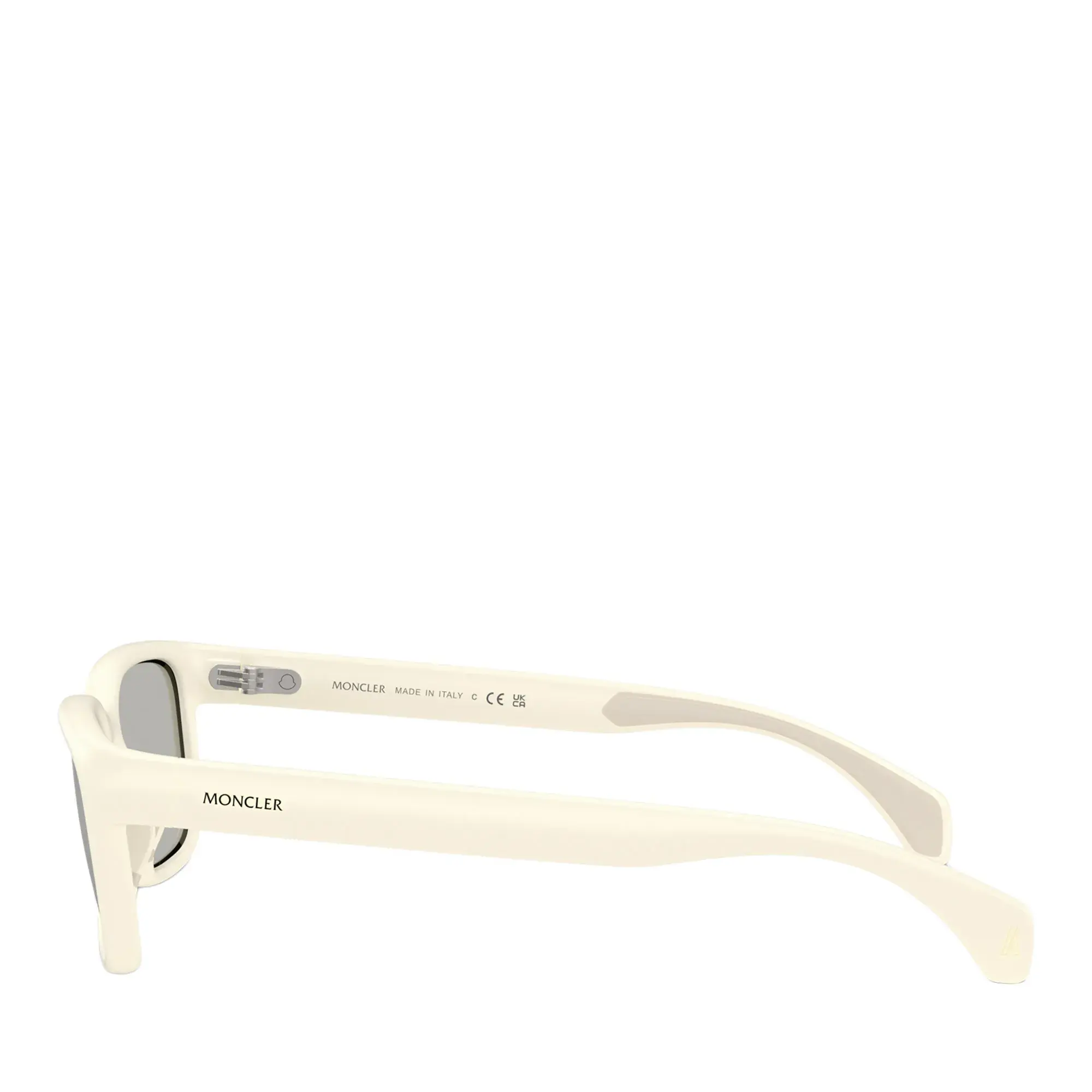 Quadratische Sonnenbrille mit grauen Gläsern