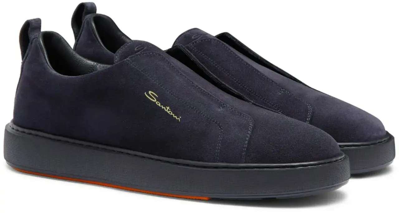 Lässiger Suede-Slip-On-Sneaker
