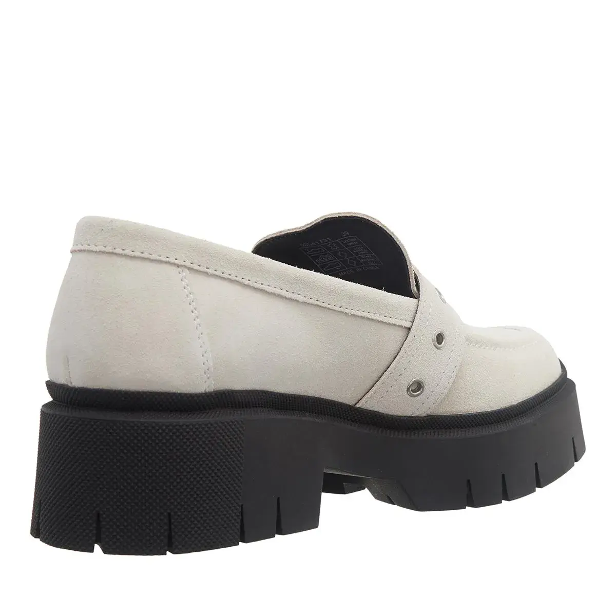 Plateau-Loafer mit Schnallendetail