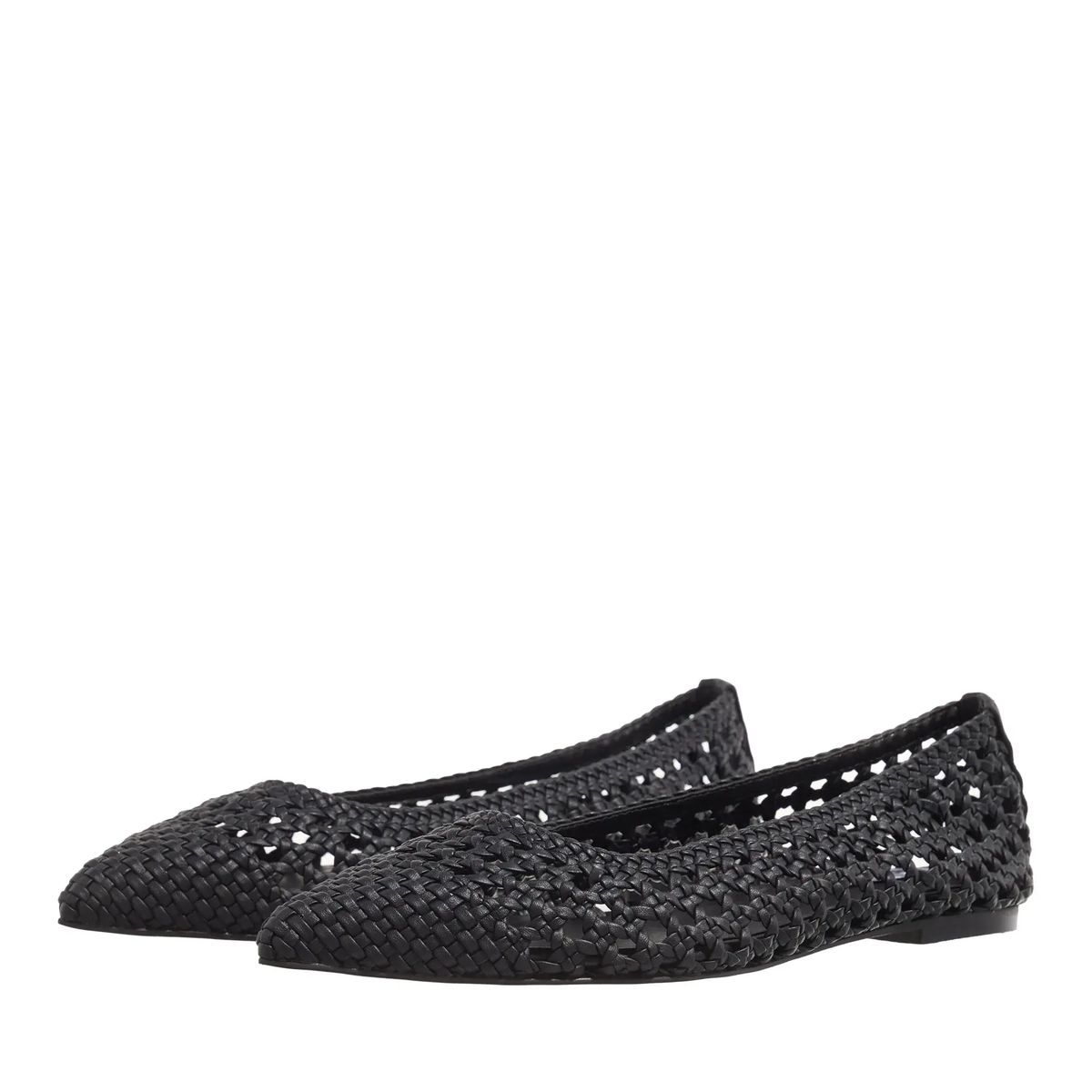 Gewebte spitze Ballerinas