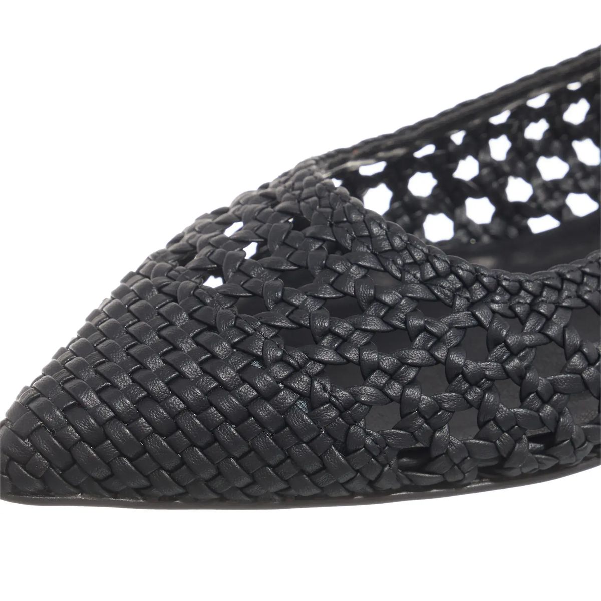 Gewebte spitze Ballerinas