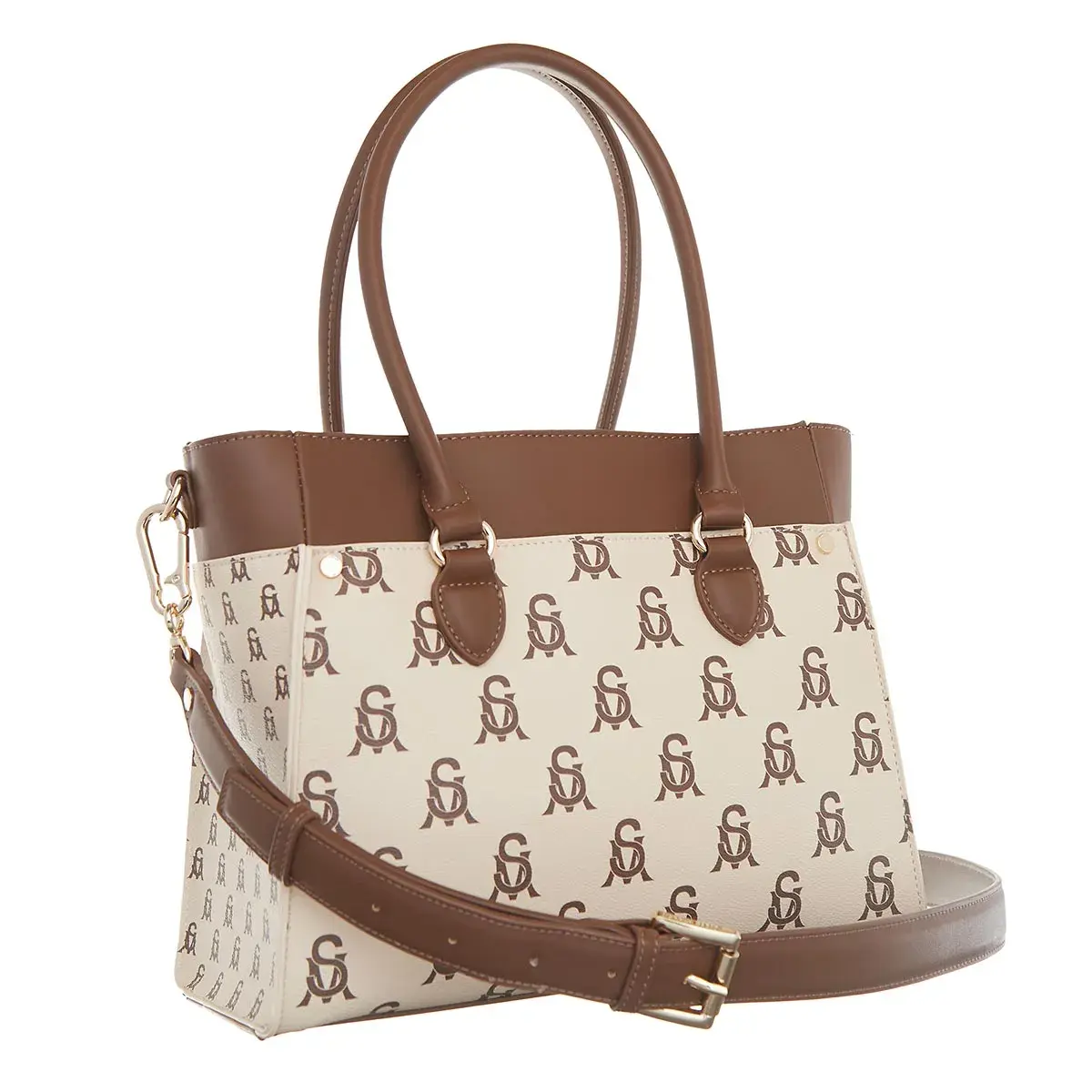 Monogramm-Tote Bag mit Schulterriemen