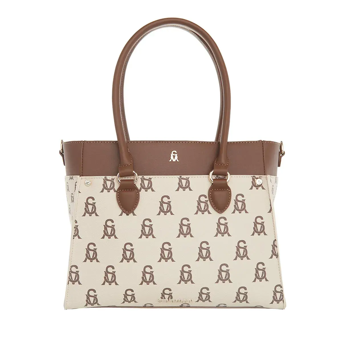 Monogramm-Tote Bag mit Schulterriemen