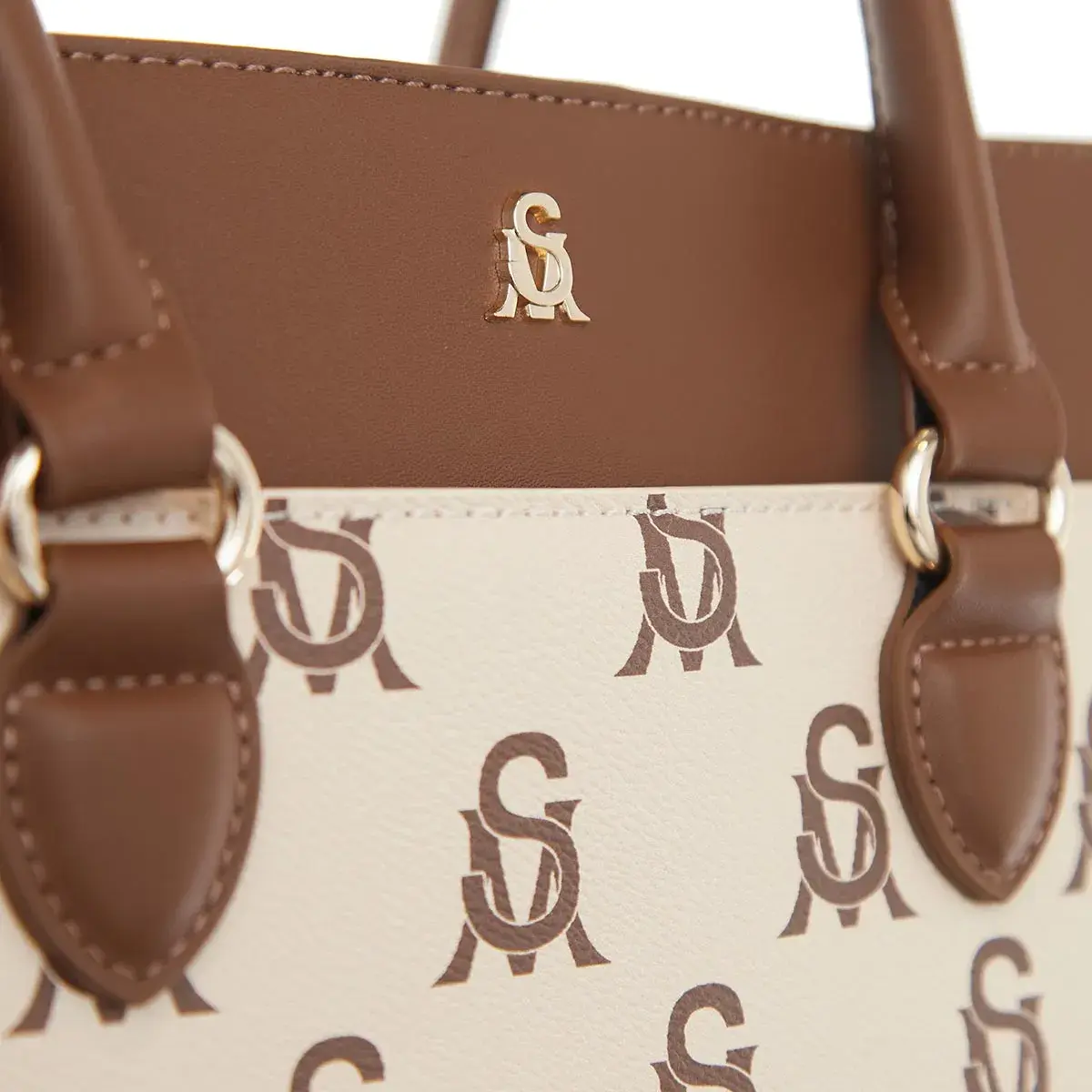 Monogramm-Tote Bag mit Schulterriemen