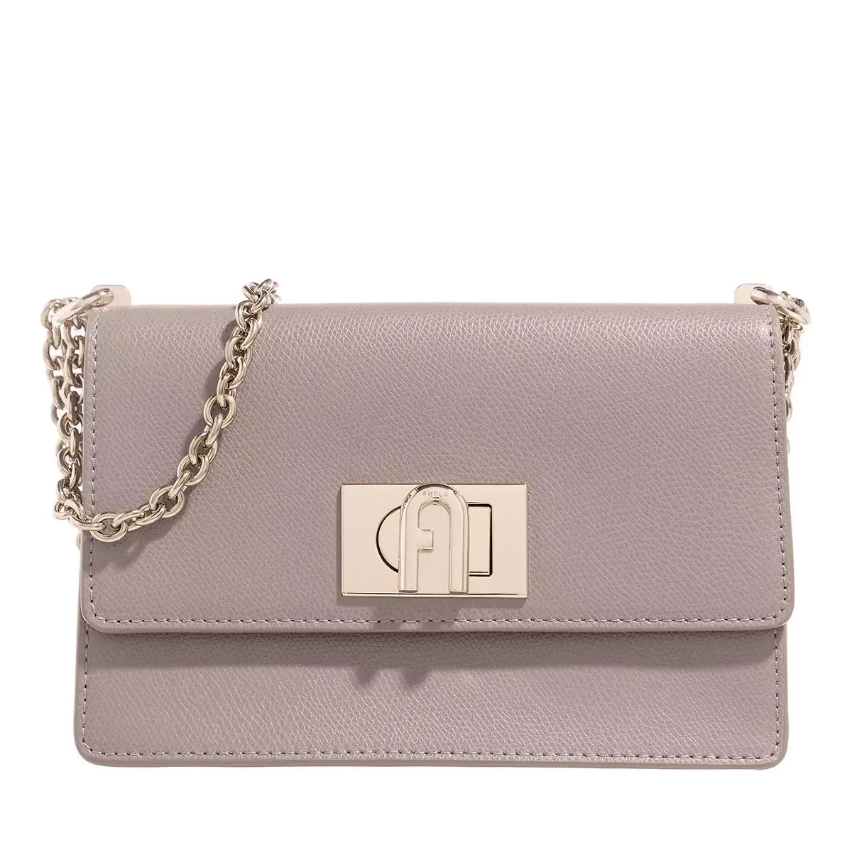 Elegante Mini-Leder-Umhängetasche