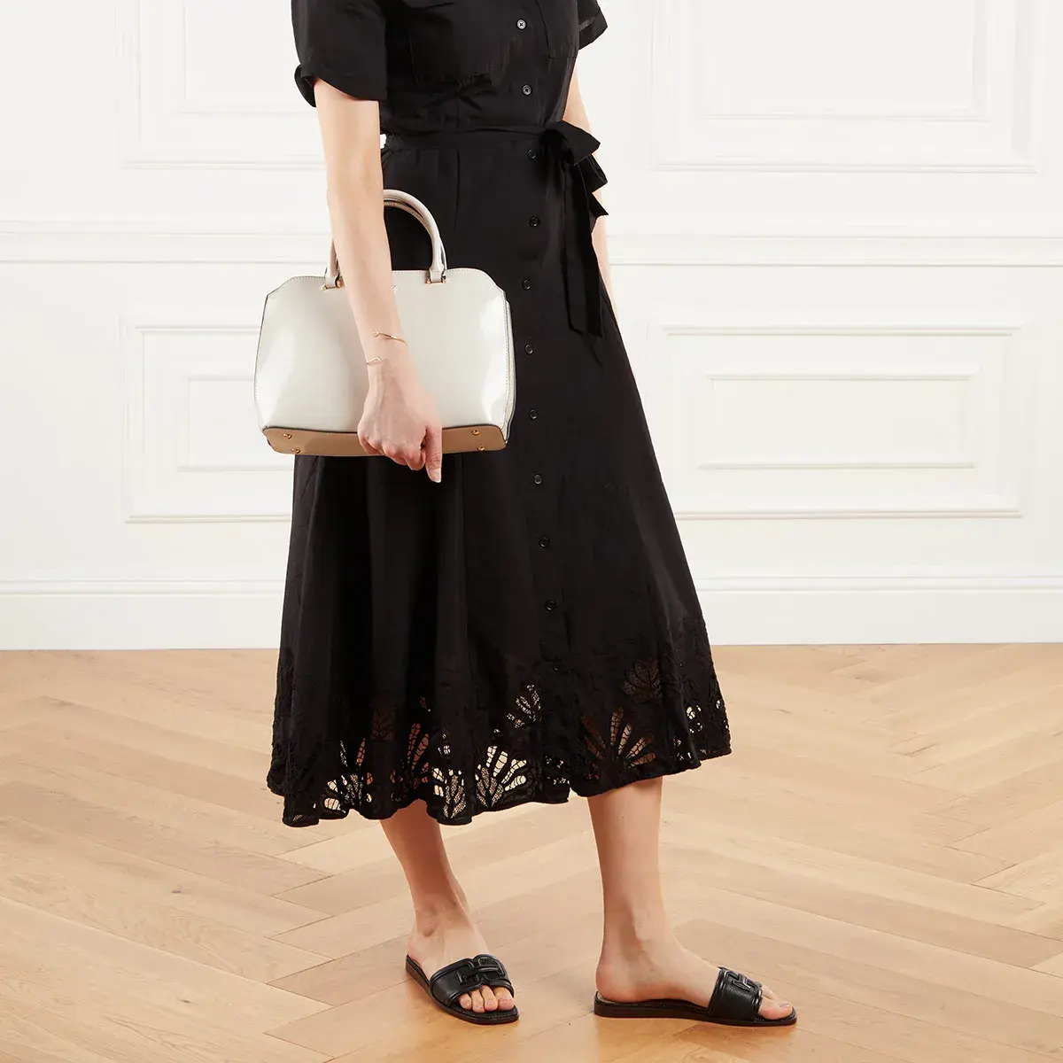 H-Design Leder-Pantoletten