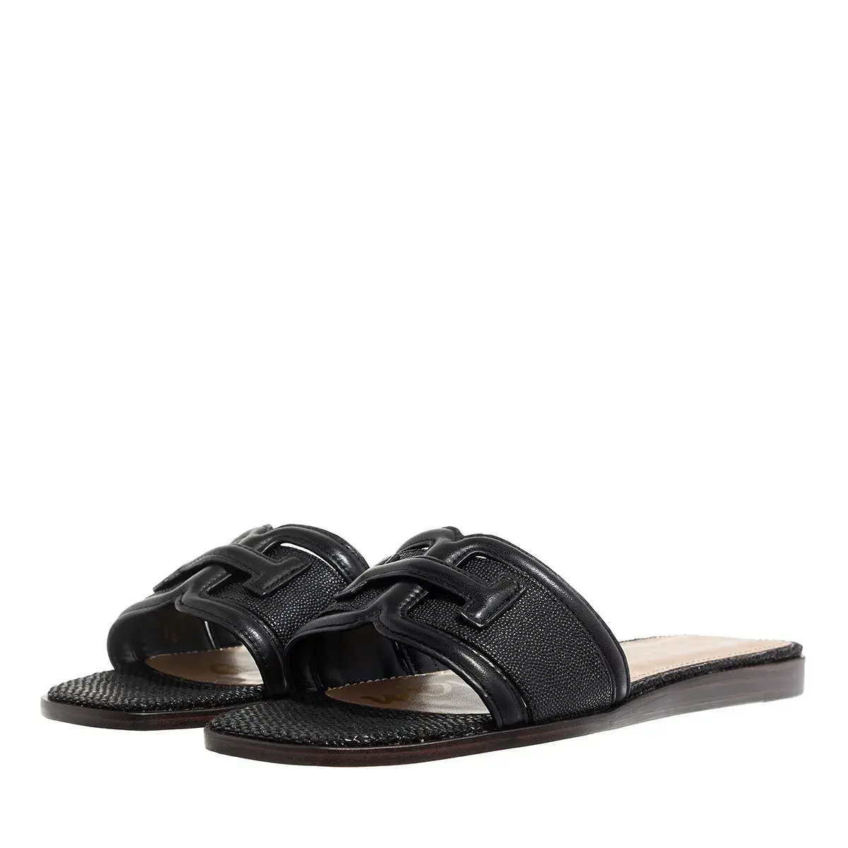H-Design Leder-Pantoletten