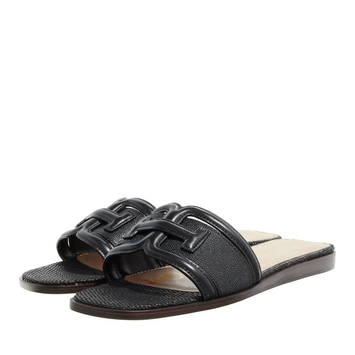 H-Design Leder-Pantoletten