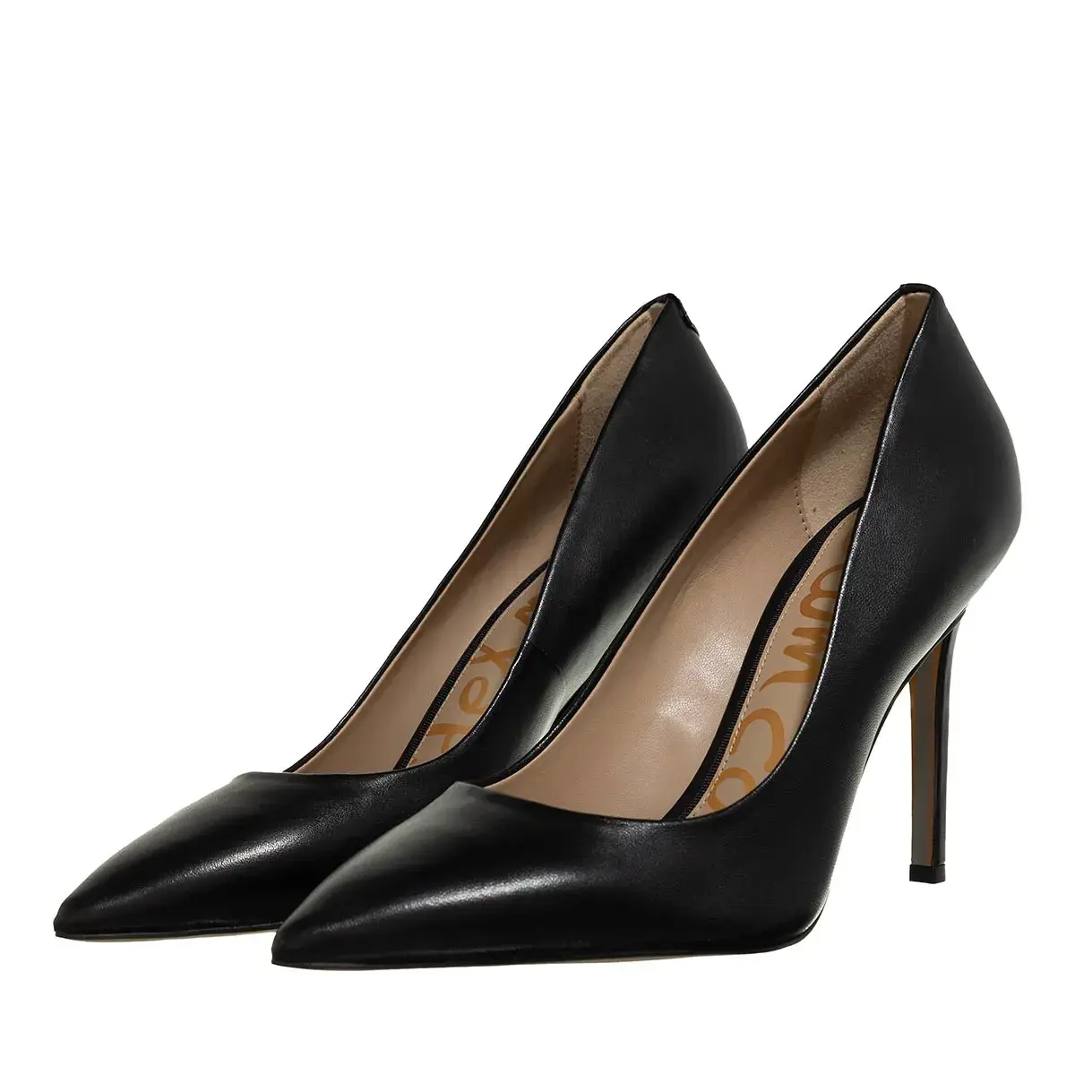 Klassische spitze Pumps aus Leder