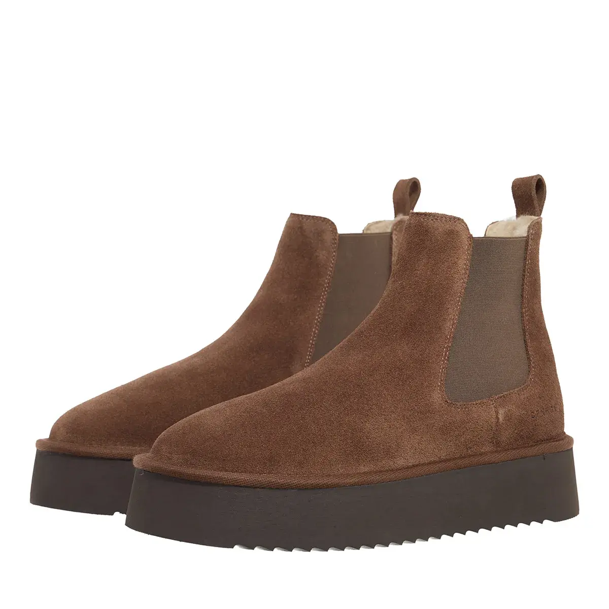 Chelsea Winterstiefel mit Wildlederplateau