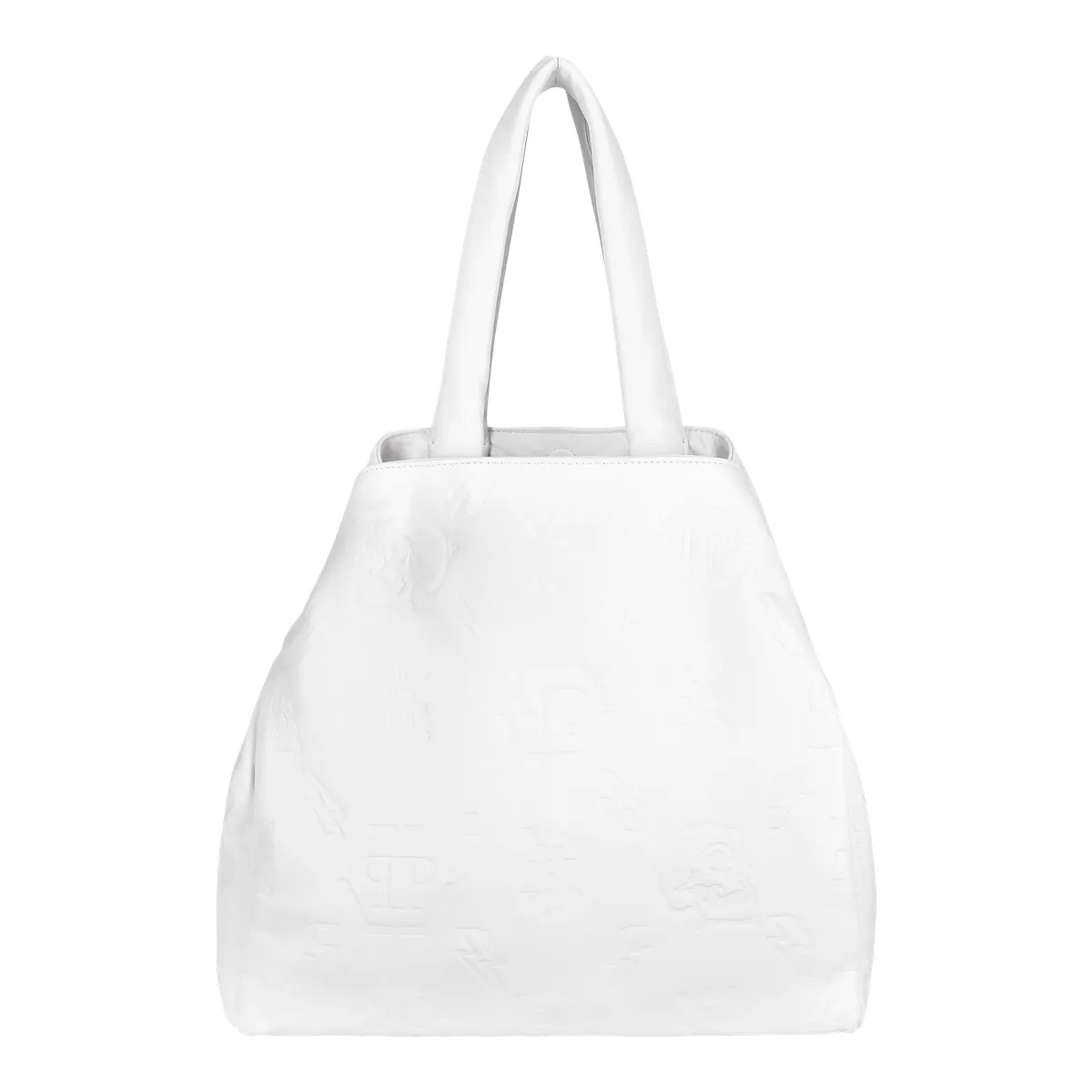 Shopper Tote mit geprägtem Monogrammmuster