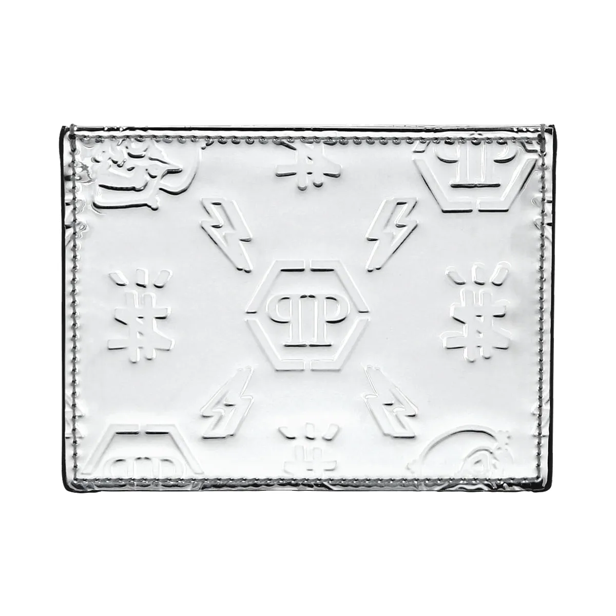 Monogrammgeprägtes Leder Kartenetui