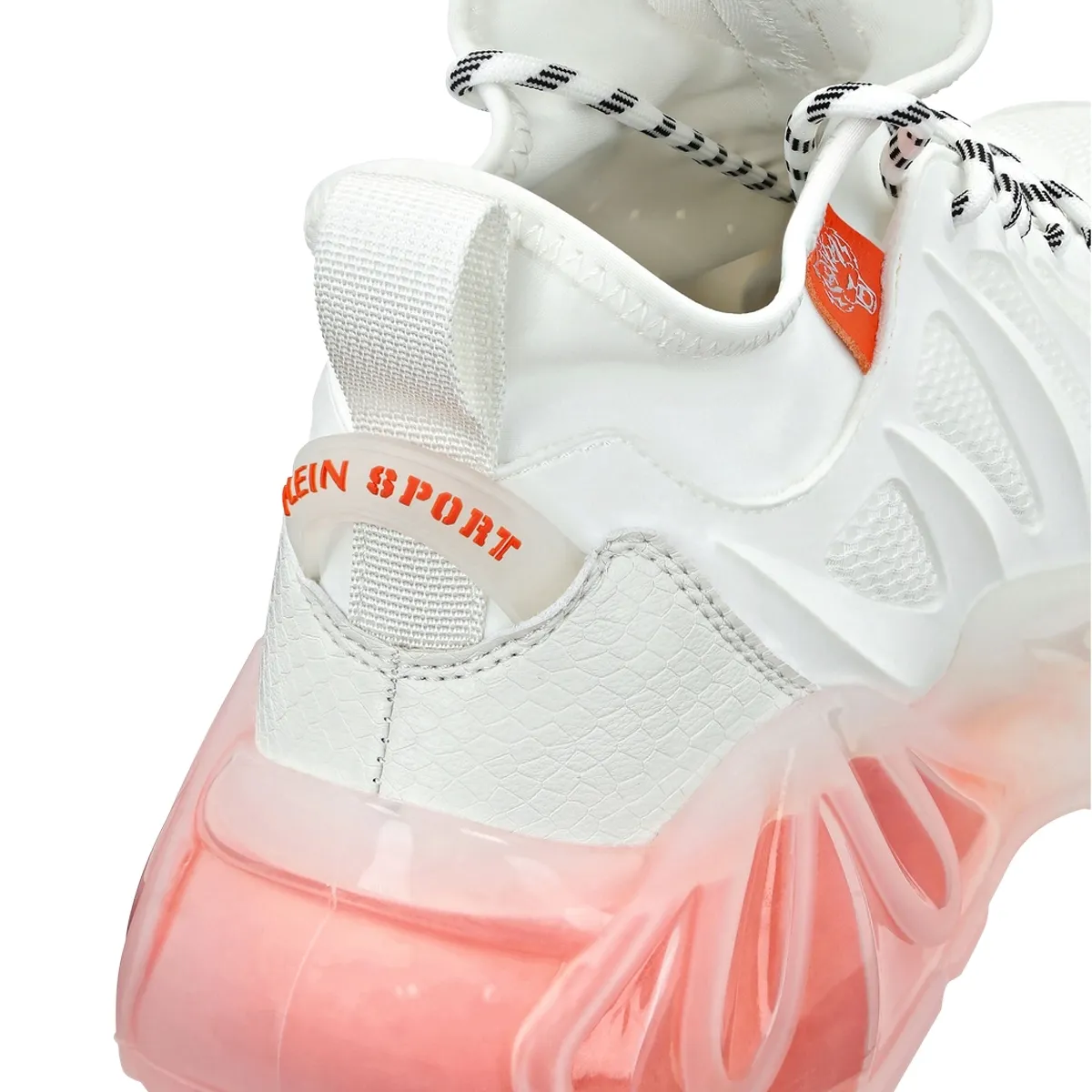 Weiße klobige Mode-Sneakers