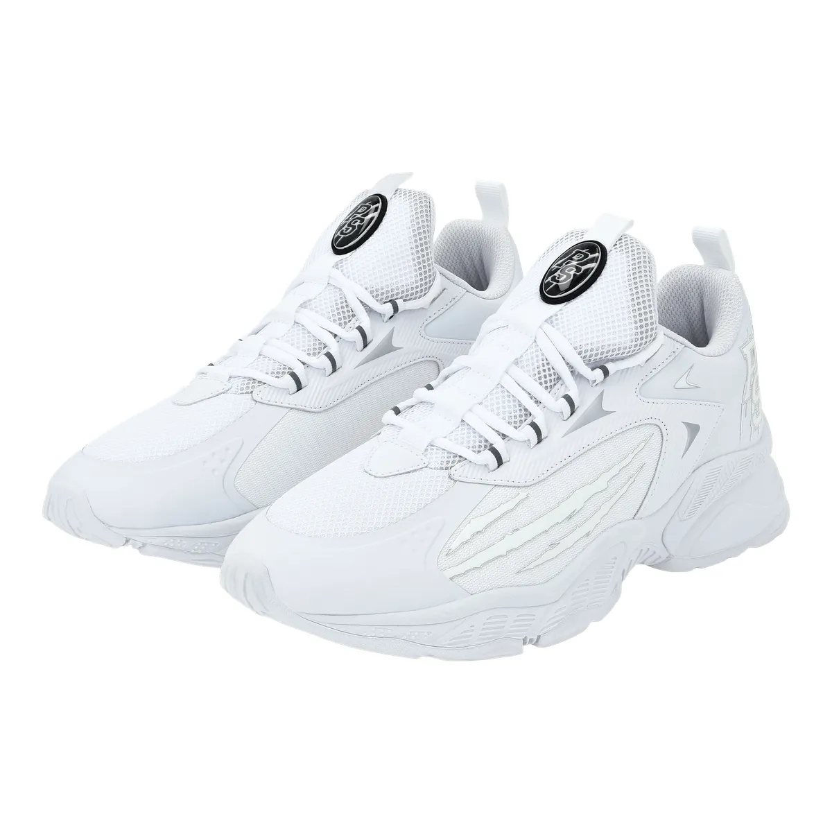 Sportliche weiße Low-Top-Sneakers