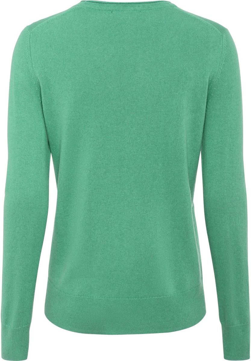 GALERIA Seide-Kaschmir Pullover "Madrid", Rundhals-Ausschnitt, für Damen, grün, 38