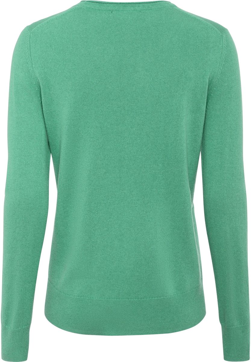 GALERIA Seide-Kaschmir Pullover "Madrid", Rundhals-Ausschnitt, für Damen, grün, 38