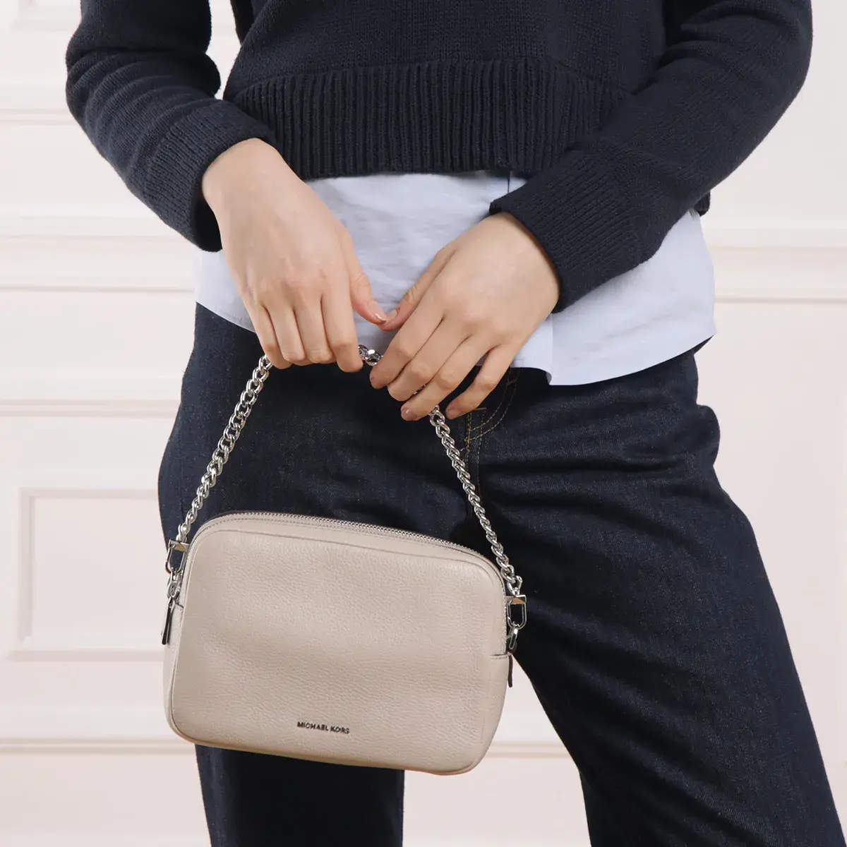 Elegante Leder Camera Umhängetasche