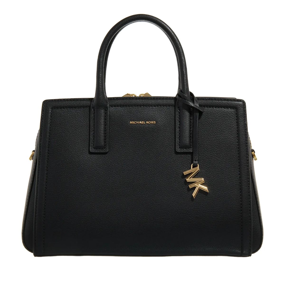 Strukturierte Leder Satchel Handtasche