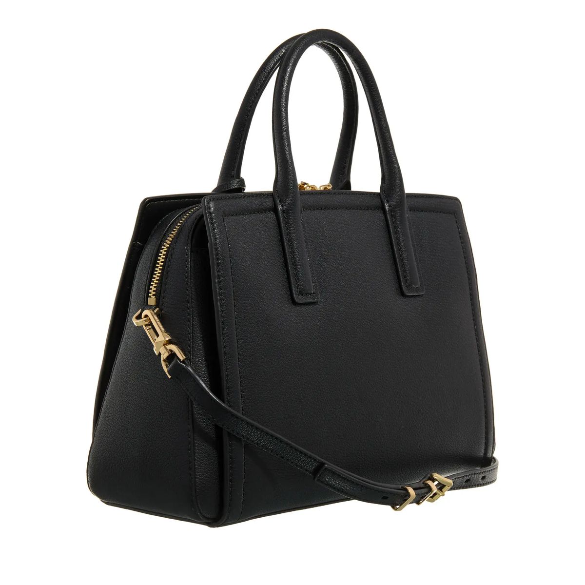 Strukturierte Leder Satchel Handtasche
