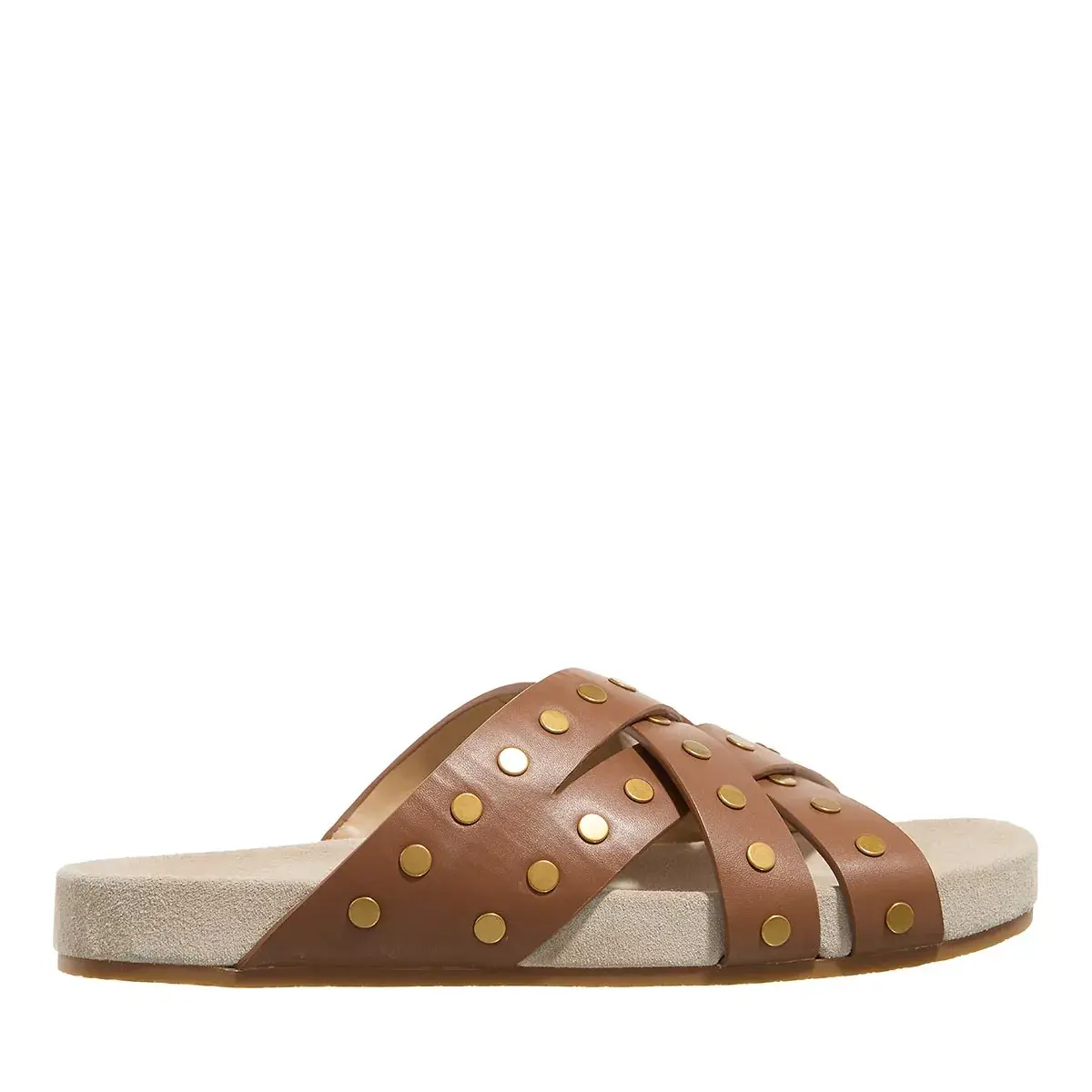 Leder Sandalen mit Ziernieten