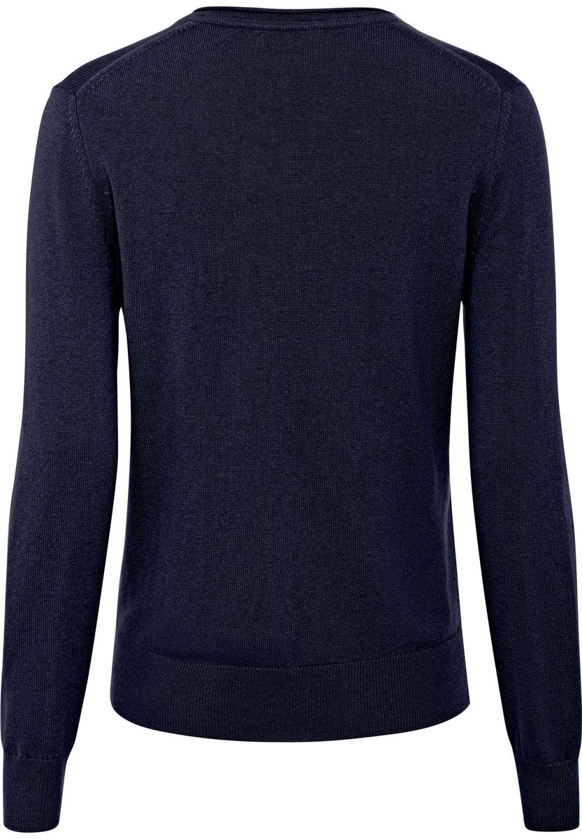 GALERIA Seide-Kaschmir Pullover "Monaco", V-Ausschnitt, für Damen, blau, 34