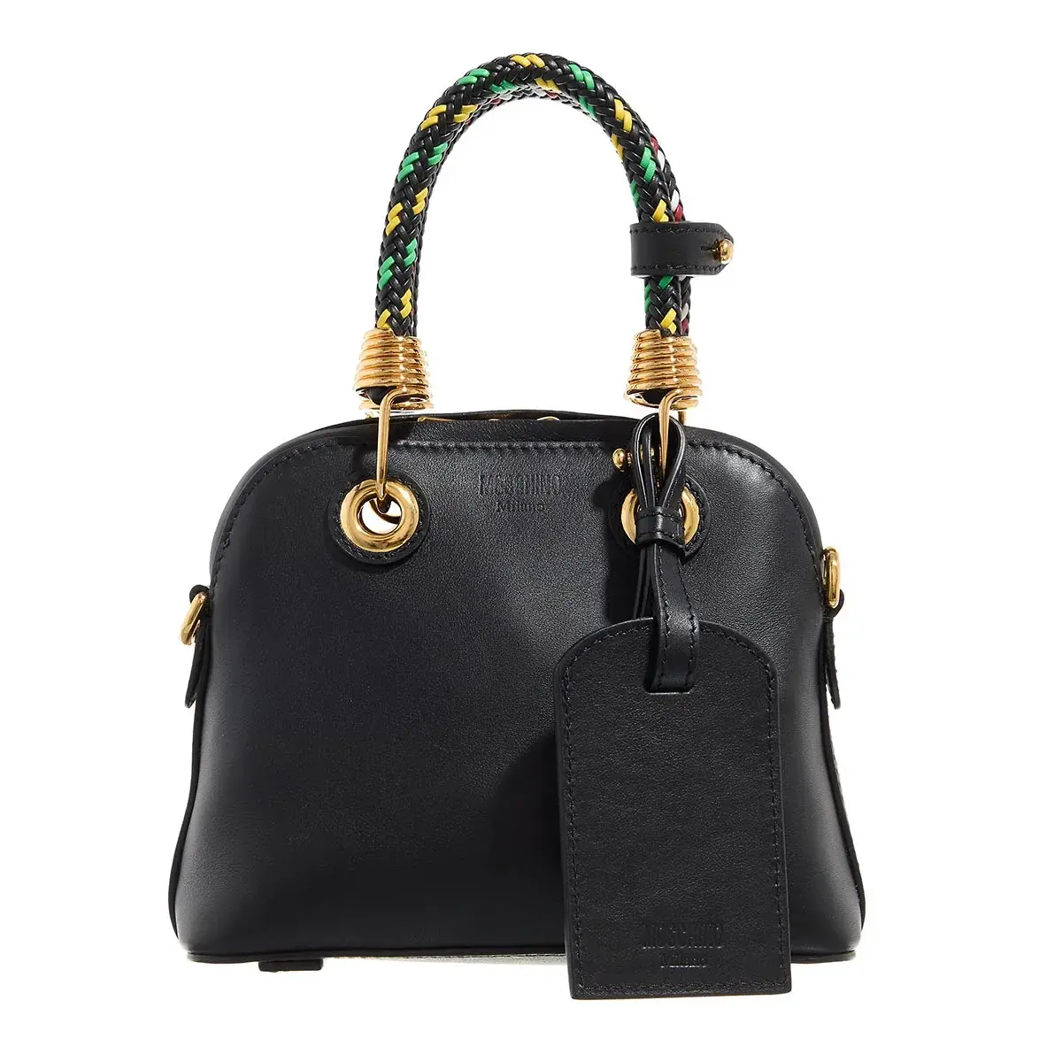 Henkeltasche mit geflochtenem Griff