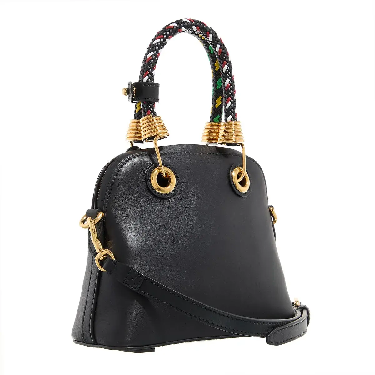 Henkeltasche mit geflochtenem Griff
