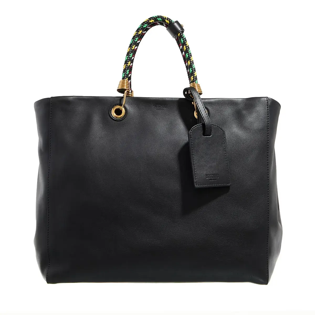 Handtasche mit geflochtenem Kordelgriff