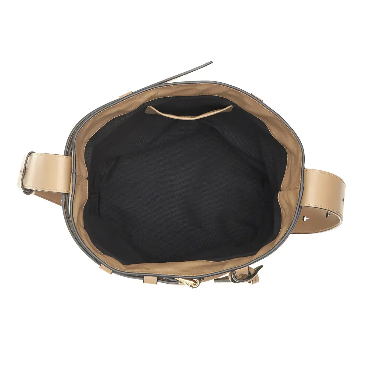 Elegante Ledertasche mit Gürtel