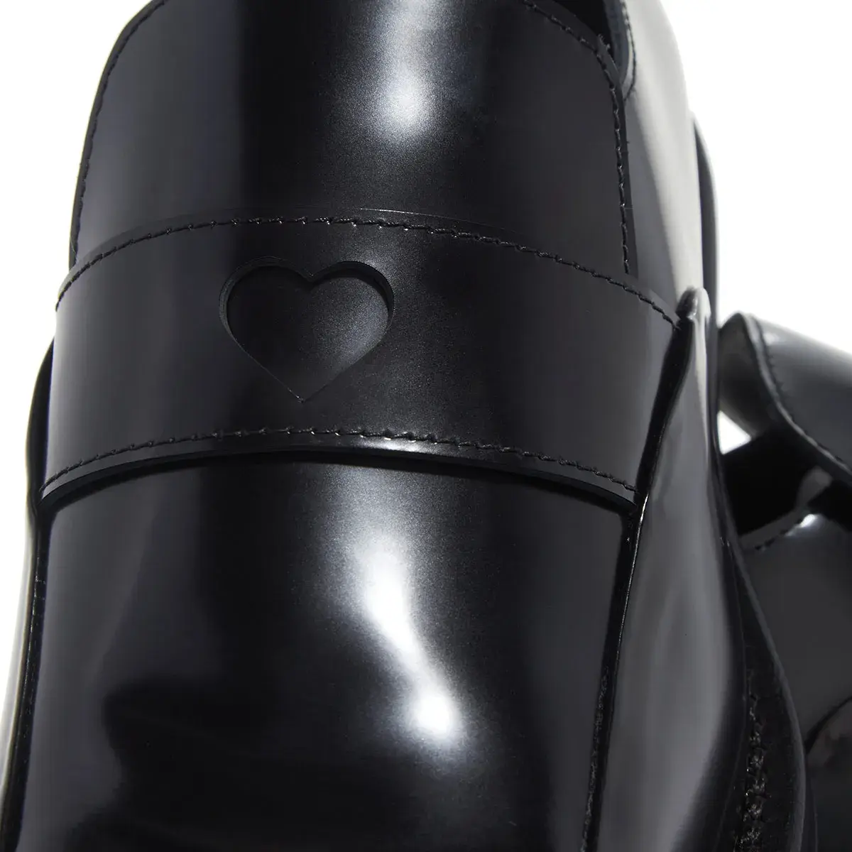 Klassischer schwarzer Penny Loafer aus Leder