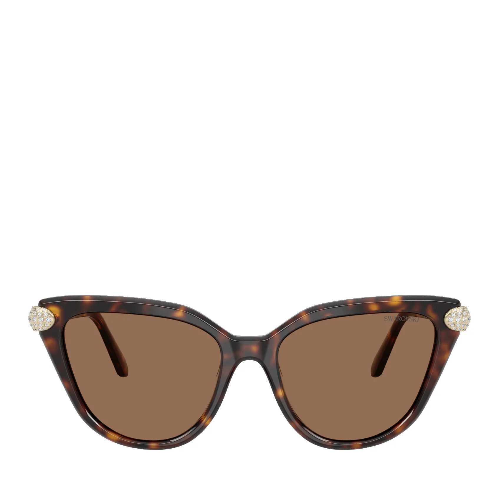 Elegante Cat-Eye Sonnenbrille mit Kristallen