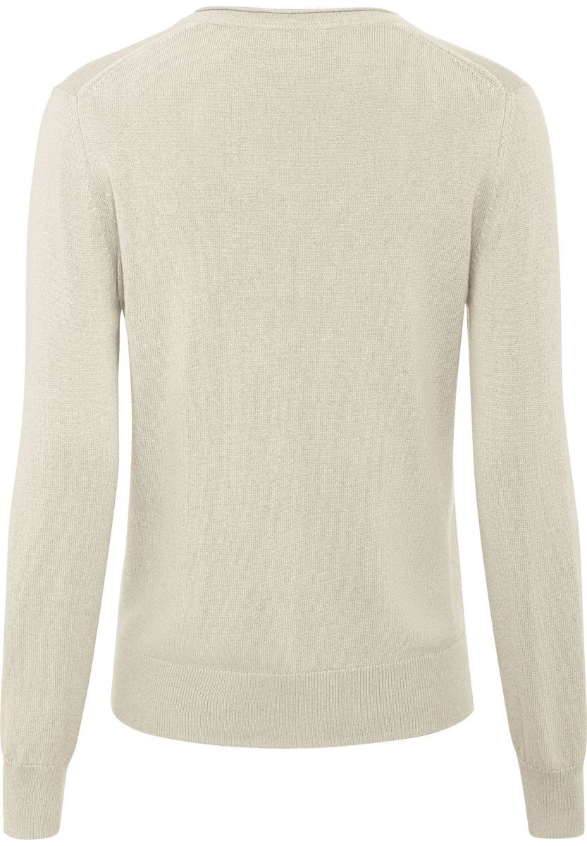 GALERIA Seide-Kaschmir Pullover "Monaco", V-Ausschnitt, für Damen, weiß, 36