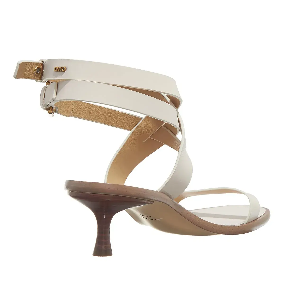 Riemchensandalette mit Kitten Heel und Schnallen