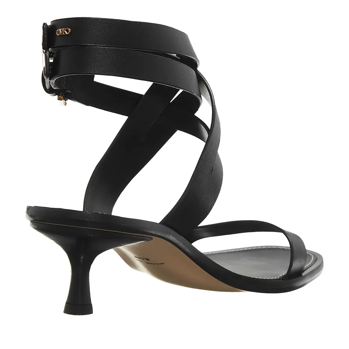 Elegante Riemchen-Kitten-Heels mit Schnalle