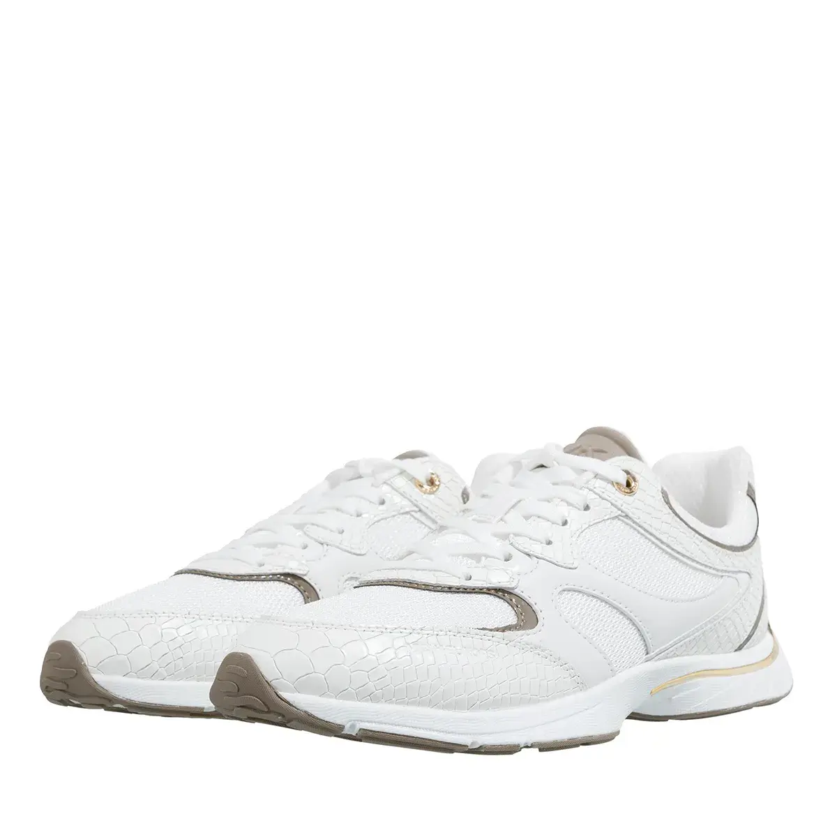 Moderne weiße Fashion-Sneakers Riley Trainer