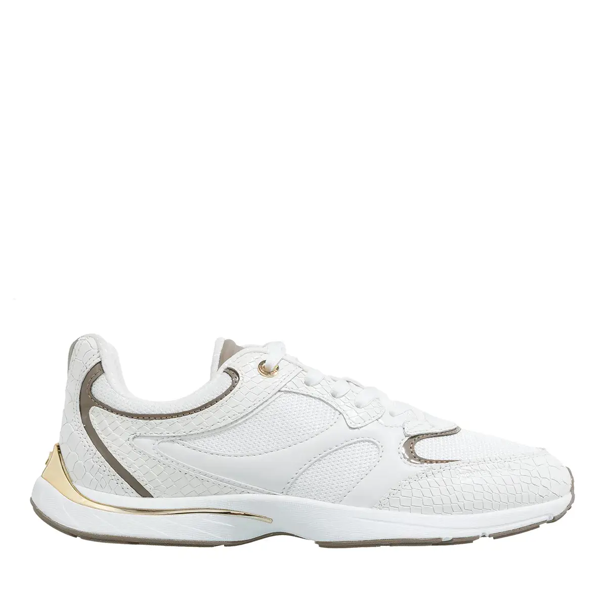 Moderne weiße Fashion-Sneakers Riley Trainer